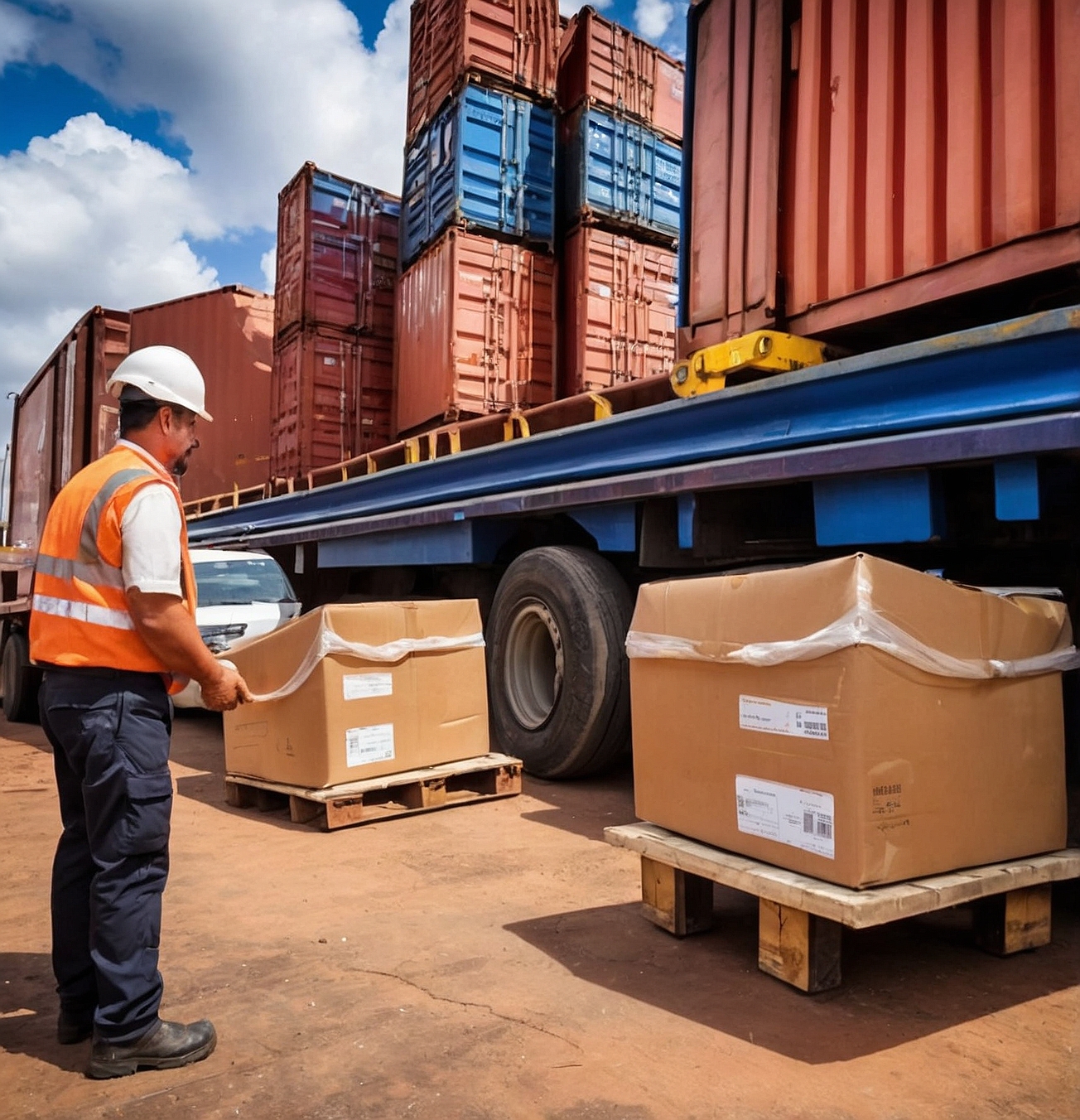 Transporte de vehículos y maquinaria a Paraguay.